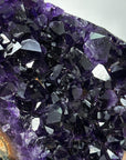 AAA Natural Amethyst Crystal Specimen with Metal Stand - MWS1936