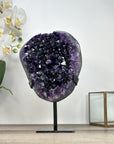Large methyst Crystal Cluster from Uruguay– Stand Included - MWS2936