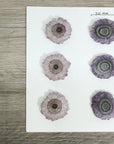 Natural Amethyst & Quartz Stalactite Slices Wholesale Flat - Ideal for Pendants - STS0043