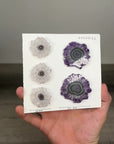 Wholesale Amethyst & Quartz Stalactite Slices for Jewelry Making - Bulk Flat Set - STS0022