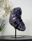 Natural Amethyst Crystal Specimen with Large, Shinny & Deep Purple Crystals - MWS1913