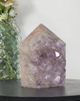 Amethyst & Agate Natual Stone Tower Carving - STP0146
