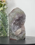 Beautiful Amethyst Tower with Calcite Specimen - STP0140