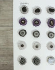 Unique Small Stalactite Slices Set - Natural Crystal for Handmade Jewelry - STS0035