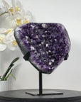 Uruguayan Amethyst Geode with Beautiful Calcite Formations - MWS1846
