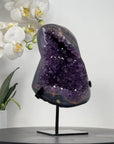 Unique Natural Amethyst Geode with Beautiful Agate Shell - MWS1870