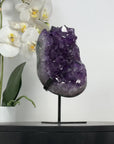 Natural Amethyst Crystal Cluster with Large & Shinny Crystals - MWS2177