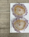 Amethyst Stalactite Slices Wholesale Flat - Ideal for Pendants - STS0070