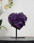 Natural Deep Purple Amethyst Stone Carving - HST0299
