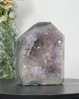 Amethyst & Green Jasper Stone Obelisk - STP0150