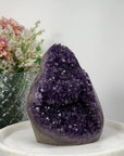 A+ Grade Natural Amethyst Cathedral, Deep Purple Crystals - CBP1026