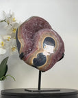 Outstanding Natural Red Quartz with Huge Stalactite Eye Formation - MWS2383