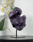 Amethyst Crystal Cluster Full of Stalactite Formations - MWS2543