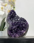 A+ Grade Natural Amethyst Cathedral, Deep Purple Crystals - CBP1189