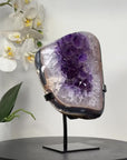 Natural Amethyst Geode with huge Shinny Crystals - MWS1821