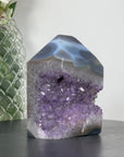 Natural Amethyst & Blue Agate Stone Tower - STP0183