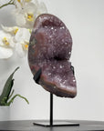Natural Amethyst & Blue Agate Crystal Cluster - MWS1541