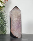 Natural Sugar Quartz & Agate Stone Tower - STP0191