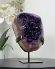 Top Quality Natural Amethyst Specimen with Jasper Shell - MWS1933