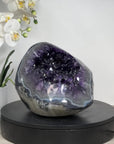 Huge Amethyst Center Piece with Blue Agate Shell - CBP1096
