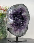 Natural Large Deep Purple Amethyst Geode, Uruguayan Amethyst - AWS0510