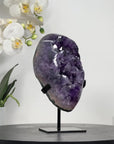 A Grade Deep Purple Amethyst Cluster with Large Crystals - MWS1861