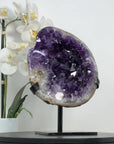 A Grade Amethyst Crystal Cluster with Large Deep Purple Crystals - MWS2032