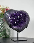 A Grade Natural Amethyst Stone heart - HST0224