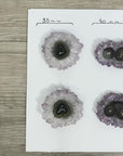 Amethyst & Quartz Stalactite Slices Set - Natural Crystal for Handmade Jewelry - STS0069