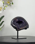 Natural Agate & Amethyst Geode, Stand included - MWS2125