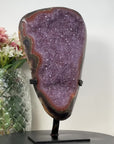 Huge Natural Amethyst Cluster with Red Agate Shell - AWS1355