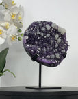 Top Grade Natural Amethyst Cluster with Calcite Formations - MWS2217