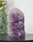 Natural Amethyst Stone Tower with Huge Crystals - STP0151