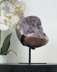 Unique Natural Sugar Amethyst Crystal Geode - MWS2178