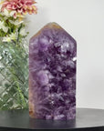 Deep Purple Natural Large Stone Tower - STP0165