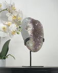 Amethyst & Quartz Polished Geode - MWS2162