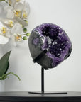 Uruguayan Aamethyst Geode, Deep Purple Specimen - MWS2057