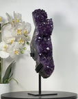 Amethyst Geode on Stand – Large Top Grade Statement Piece from Uruguay - MWS2597