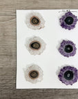 Wholesale Stalactite Slices for Jewelry Making - Bulk Flat Set - STS0056