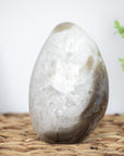 Natural Quartz Stone Egg Carving - STE0050