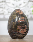 Petrified Wood Handmade Stone Egg - STE0088