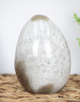 Natural Quartz Stone Egg Carving - STE0050
