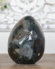 Stunning Amethyst & Quartz Selfstaning Stone Egg - STE0006