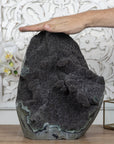 XXL Natural Balck Amethyst Druzy Cathedral - GQTZ0291