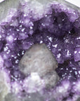 Amethyst Geode with Beautiful Calcite Crystal Specimen - MSP0178 - Southern Minerals