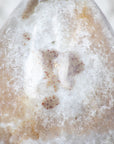 Stunning Quartz Stone Egg Shaped Carving, Handmade Piece - STE0082