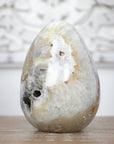 Natural Quartz Stone Egg Shaped Carving - STE0079