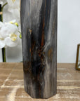 XXL Natural Petrified Wood Stone Obelisk - STP0056