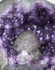 Amethyst Geode with Beautiful Calcite Crystal Specimen - MSP0178 - Southern Minerals