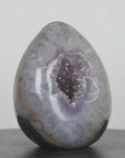 Stunning Amethyst & Quartz Selfstaning Stone Egg - STE0006